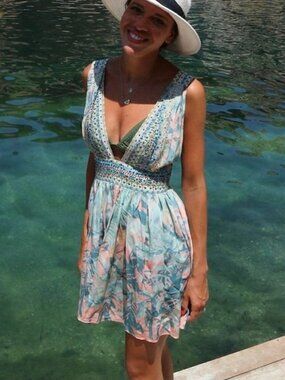 Camilla Garden of Dreams V Plunge Dress Size Small